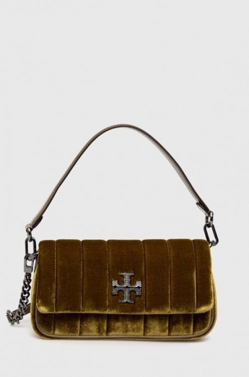 kabelka Tory Burch zelená farba