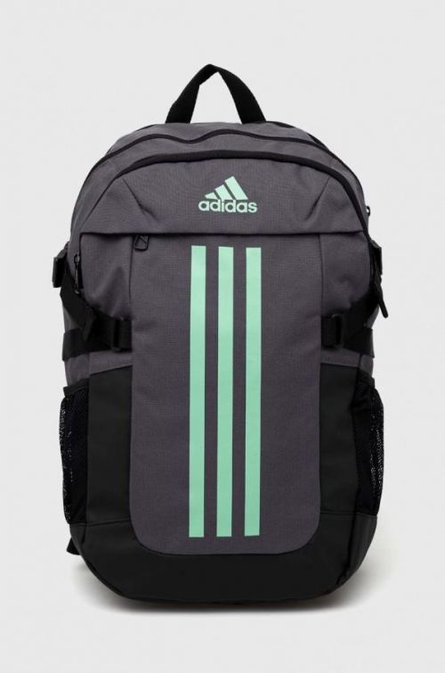 Ruksak adidas Performance šedá farba, veľký, s potlačou