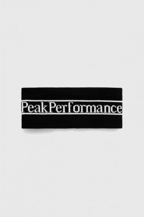 Čelenka Peak Performance Pow čierna farba