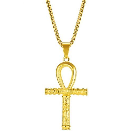 Náhrdelník Ornament Cross Zlatá KP22859