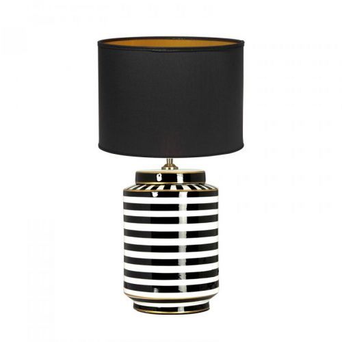 PR Home Gatsby lampa Ø 30 cm čierna/biela/zlatá