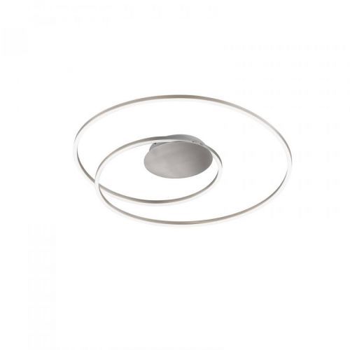 Stropné LED svetlo Holy Ø 49 cm nikel matná
