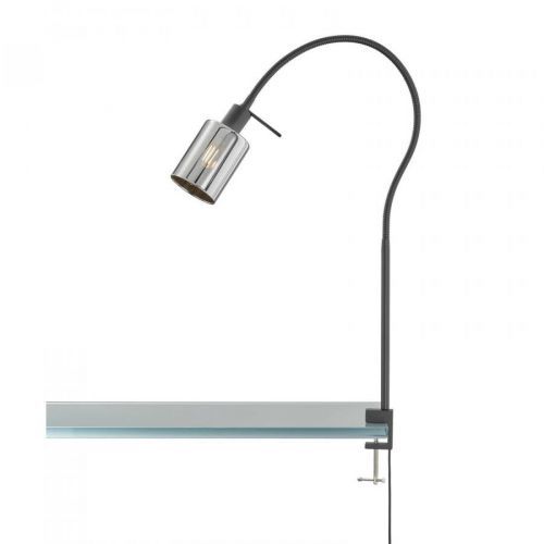 Upínacia lampa Iska, pieskovo-čierna
