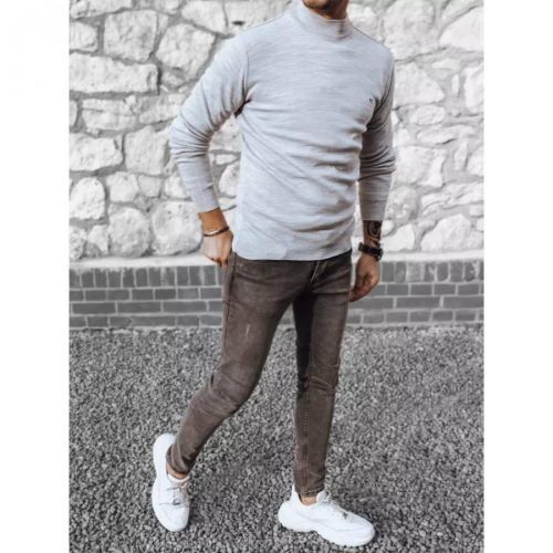 Dstreet WX2020 light gray men's sweater