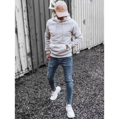 Men's light gray sweatshirt Dstreet BX5481