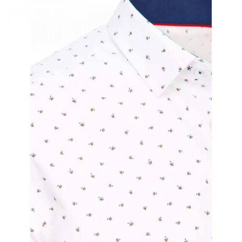 Dstreet DX2336 men's white shirt