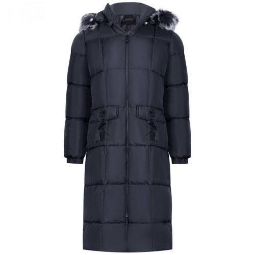 Z6706 DEWBERRY LADY COAT-DARK BLACK