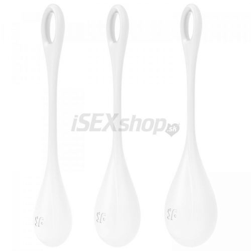 Satisfyer Yoni Power 1 - sada venušiných guličiek - biela