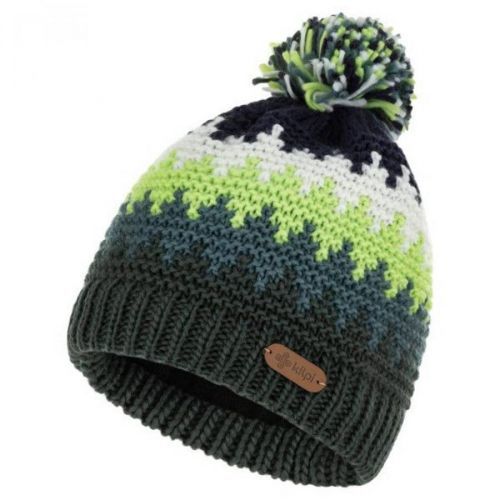 Men's winter knitted hat Kilpi SKAL-M dark green