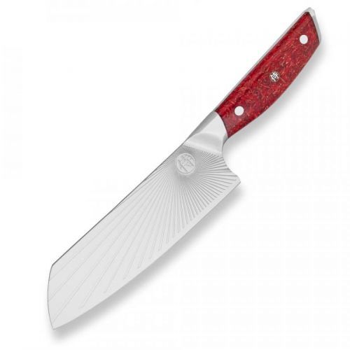 Santoku nôž SANDVIK RED NORTHERN SUN Dellinger 18,5 cm