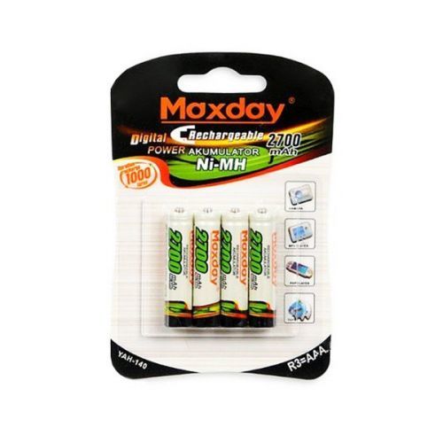 Nabíjacie batérie Maxday 2700 mAh AAA 4ks