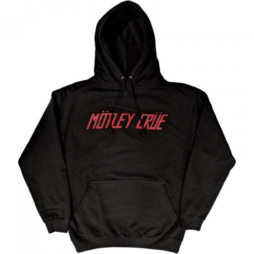 Motley Crue mikina Distressed Logo Čierna S