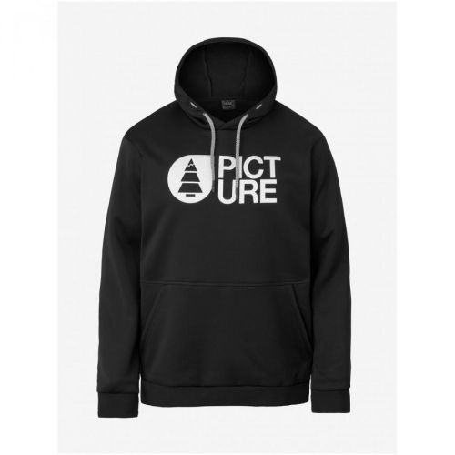 Black Mens Hoodie Picture Park - Men