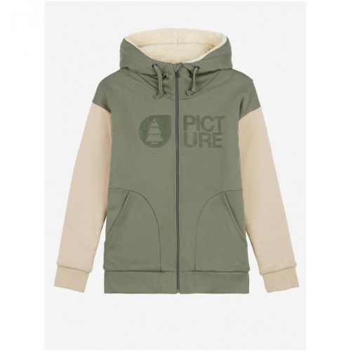 Beige-Green Womens Hoodie Picture - Women