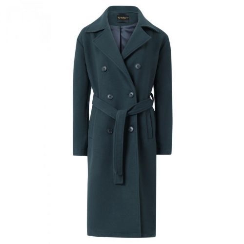 Z6765 DEWBERRY LADIES COAT-DARK GREEN