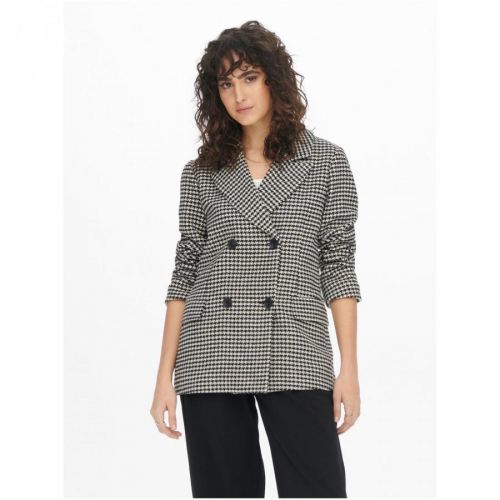 Black patterned coat JDY Malina - Women