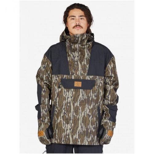 Khaki Men's Winter Patterned Anorak DC - Men