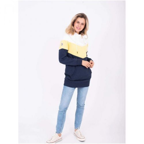 Yellow-Blue Womens Stretch Hoodie Brakeburn - Women