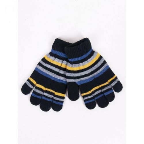 Yoclub Kids's Boys' Five-Finger Gloves RED-0118C-AA50-004