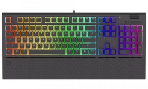 Endorfy herná klávesnica Omnis Pudd.Kaihl BR RGB /USB/ brown switch / drôtová / mechanická / US layout / čierna RGB