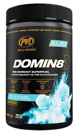 Pvl gold series domin8 520 g - artic blue slush