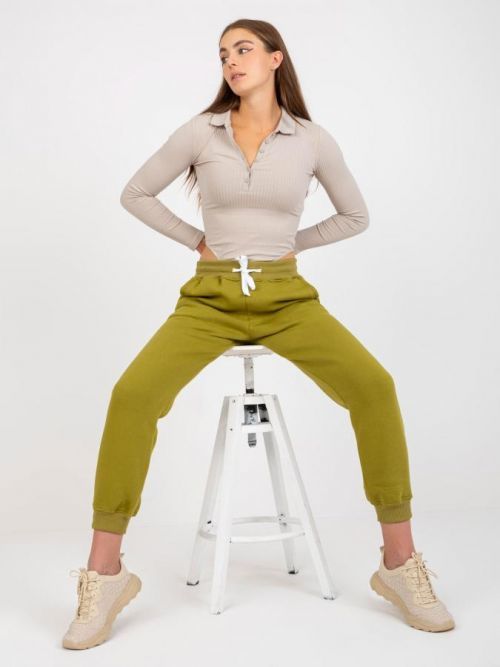 Dámske nohavice FA DR 8129 49P olivové S/M