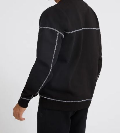 Pánska mikina Z2BQ17KBGQ2 JBLK čierna - Guess M černá