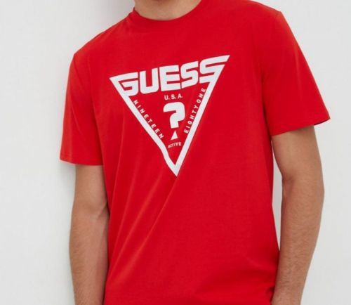 Pánske tričko Z2BI07J1314 G6Y5 červená - Guess L červená