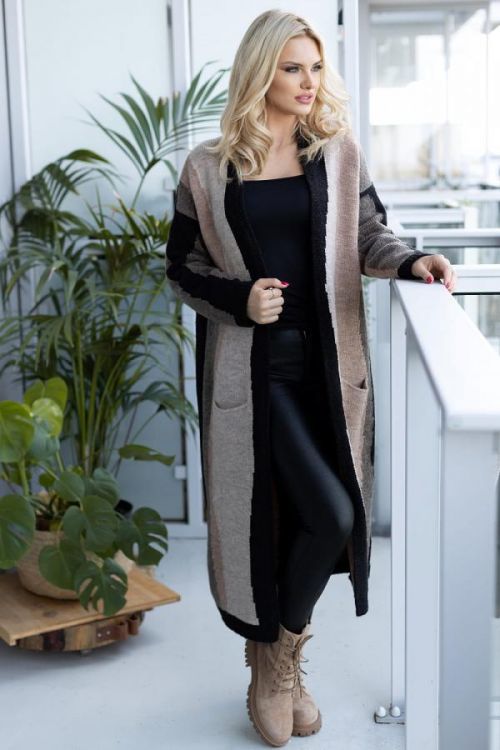 Sveter na zapínanie model 171308 PeeKaBoo universal