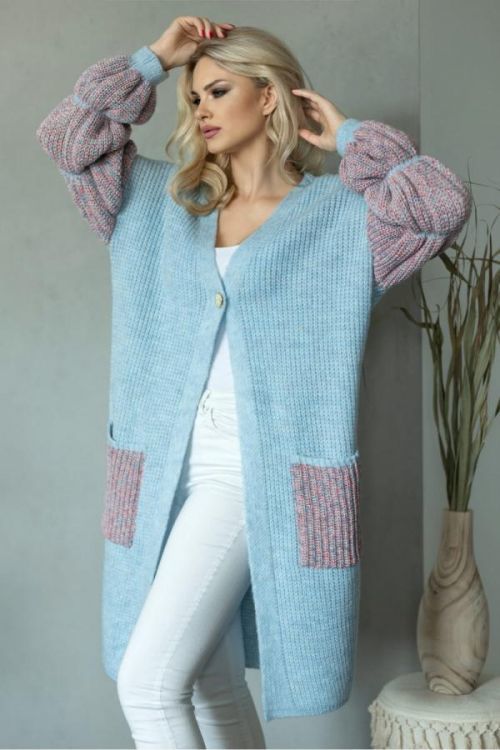 Sveter na zapínanie model 171309 PeeKaBoo universal