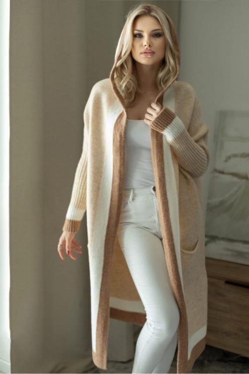 Sveter na zapínanie model 171313 PeeKaBoo universal
