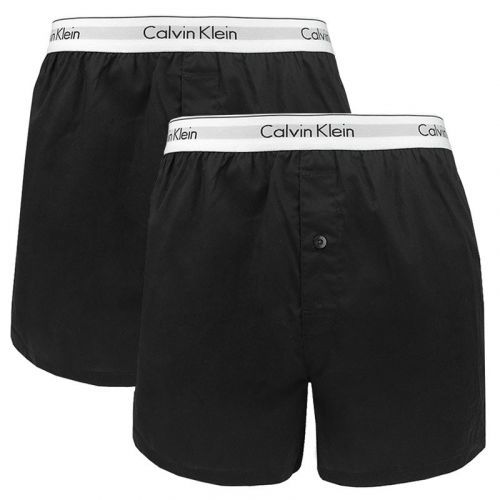 2PACK Pánske šortky Calvin Klein Black (NB1396A-001) L