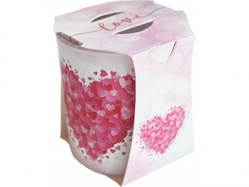 MAKRO - Sviečka v skle Love