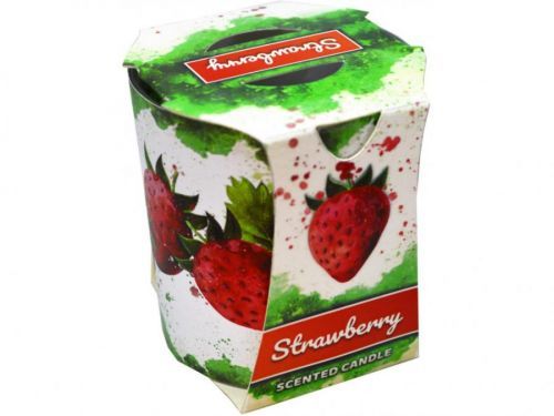 MAKRO - Sviečka v skle Strawberry