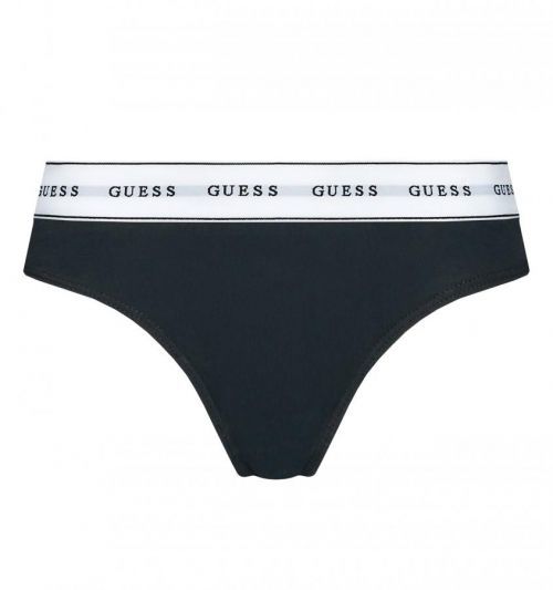 GUESS - organic cotton čierne dámske nohavičky