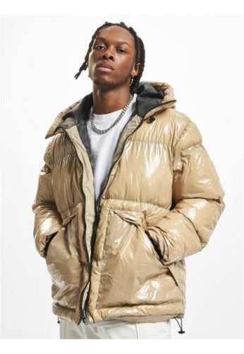 DEF Shiny Pufferjacket beige - S