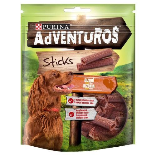 ADVENTUROS Sticks 120g s bizónou príchuťou