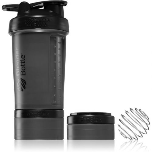 Blender Bottle ProStak Pro športový šejker + zásobník farba Black 650 ml