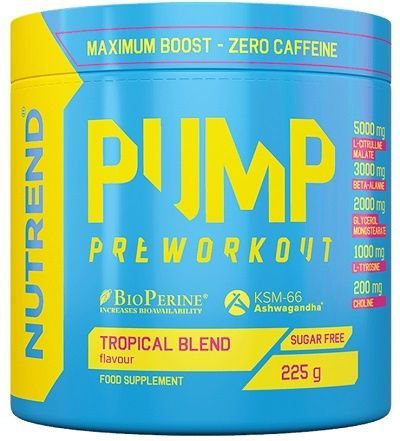 Nutrend pump 225 g - tropical blend