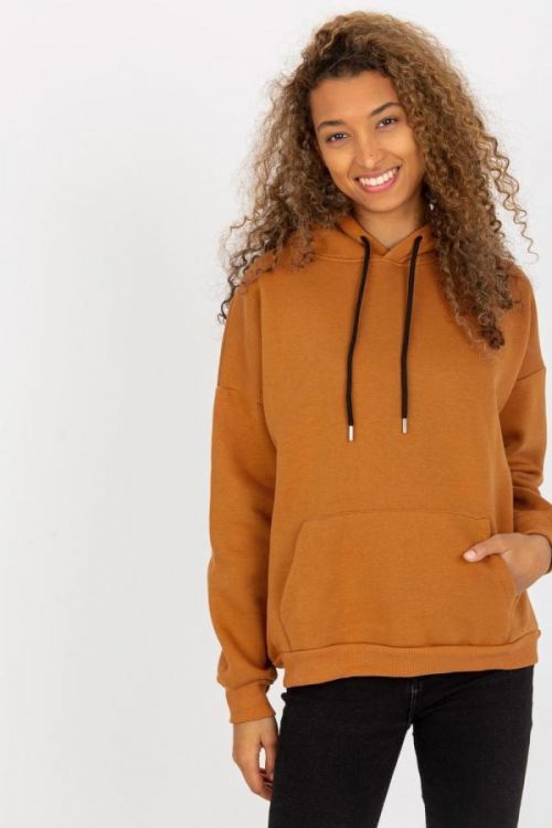Dámska mikina Model AP-BL-AP-3002.09 Light Brown - Rue Paris l