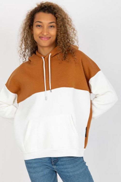Dámska mikina Model AP-BL-AP-3001.98P Light Brown - Rue Paris l
