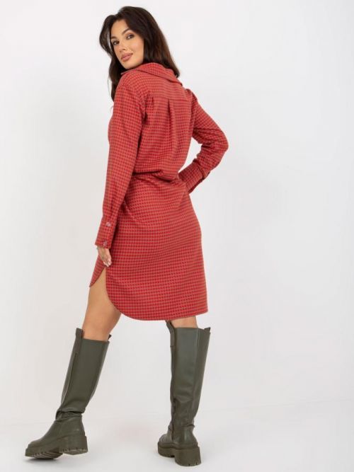 Dámske šaty LK SK 508379 oranžové 36