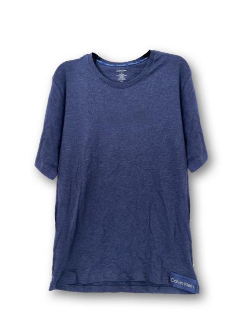 Pánske tričko NM2254E DU1 tm. modré - Calvin Klein M tm.Modrá