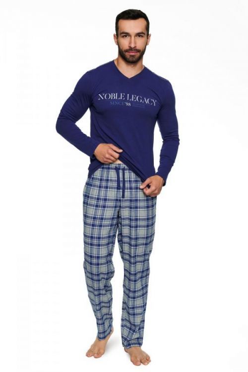 Pyžamo Town 40074-59X Navy Grey - Henderson L