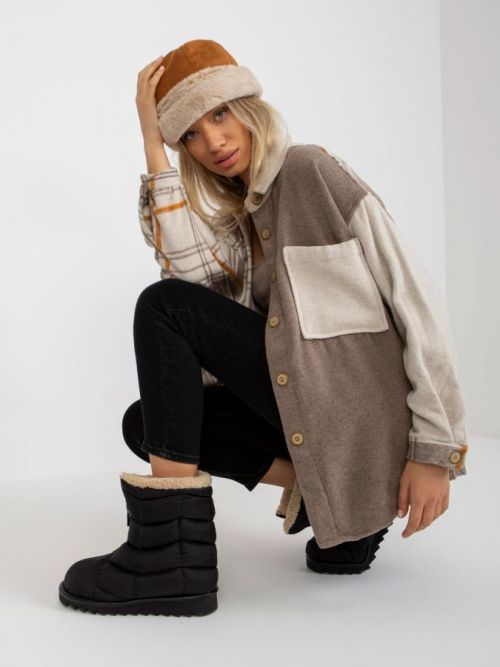 Košeľa DN KS 4007.04 béžová S