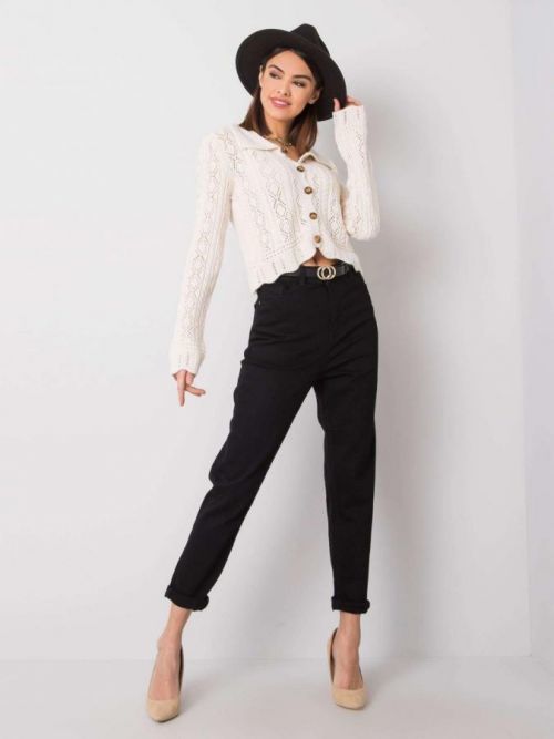 Black jeans from Leena RUE PARIS
