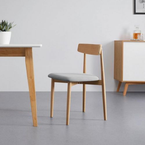 Stolička Noah Dubové Drevo/sivá