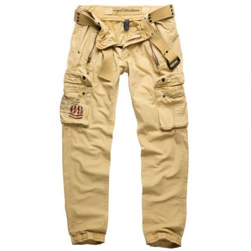 Nohavice Surplus Royal Traveller Slimmy - béžové, XXL