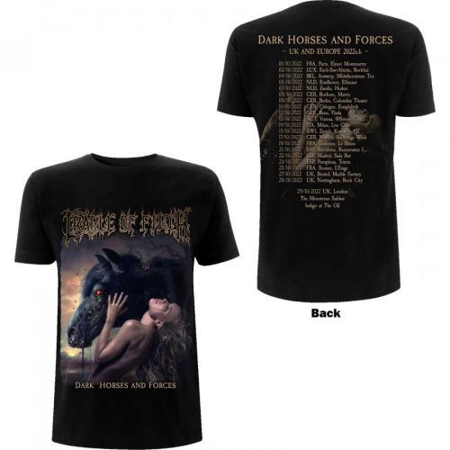 Cradle of Filth tričko Dark Horses Čierna S