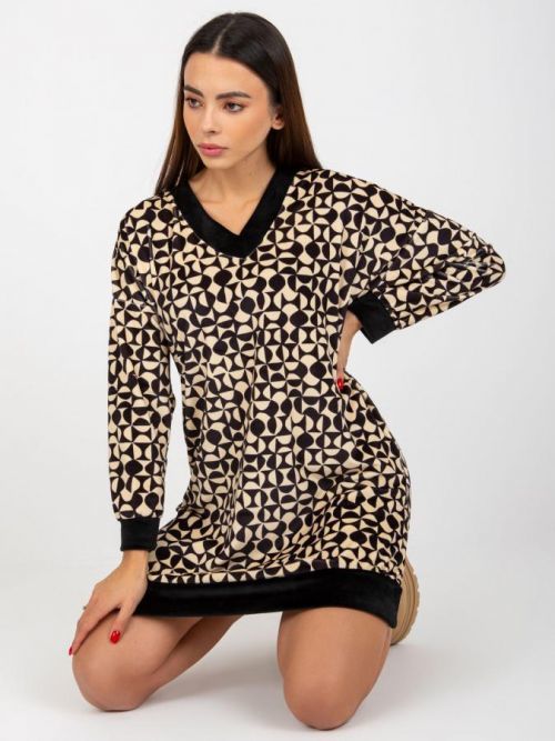 TU 8189 3.66 čierna a béžová S/M